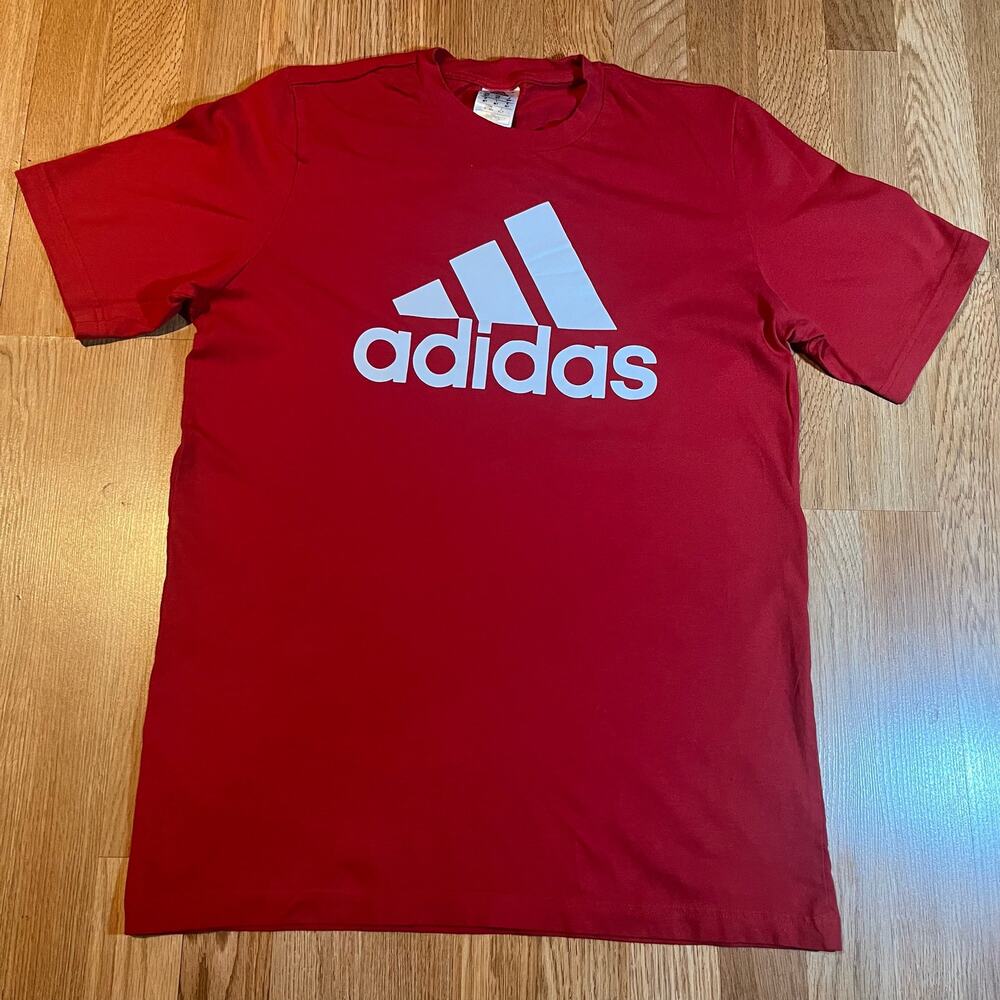 Adidas Men's sz M T-Shirt Short Sleeve Logo Design Graphic Classic Shirt